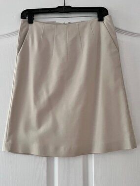 Banana Republic Suit Skirt 4 tan taupe